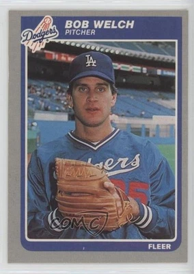 1985 Fleer Bob Welch #388 - Image 1 of 2