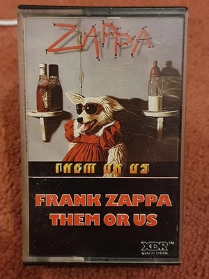 Frank Zappa - Them Or Us  Cassette Tape 1984 - Image 1 of 4