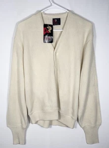NUEVO CON ETIQUETAS DE COLECCIÓN Arnold Palmer Robert Bruce Cárdigan Hombres M Amarillo Acrílico Paraguas Botón - Imagen 1 de 13