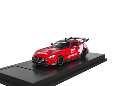 MJ 1/64 Benz AMG GT Negro Serie F1 Coche de Seguridad Diecast Fibra de Carbono Carrocería Juguetes Foto 1 de 4