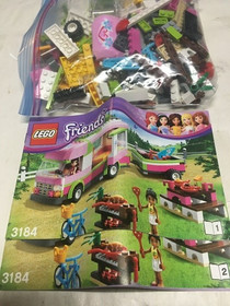 Lego Friends Set 3184 1 & 2  Adventure Camper may not be Complet w/ instr no box
