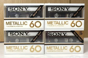 [Neu] Sony Metallic 60 Typ IV METAL POSITION Kassette Band Menge 4 250929 - Bild 1 von 3