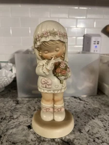 Enesco Memories of Yesterday HERE COMES THE BRIDE Porcelain Figurine  9" Size - Picture 1 of 3