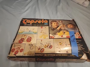 (Vintage) Capsela 500: Motorized Science Land & Water Model(1978) Incomplete Set - Picture 1 of 8