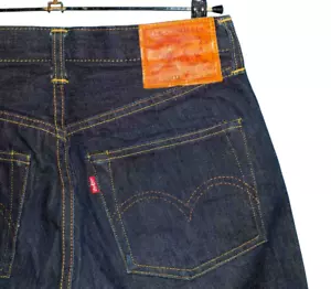 Jeans Levi's 501 Big E Selvedge 1944 Made USA 555 Cotton Brut 30/36 Or 38 Fr - Picture 1 of 9