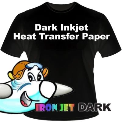 DIGITAL DESIGN DEPOT Inkjet heat transfer paper for Dark color fabric Blue Line 8.5" by 11"-100 Sh