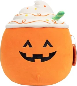 🎃 Squishmallow Lester Halloween Squad S8 #1906 8 pulgadas 2023 Pumpkin Spice Latte - Imagen 1 de 6