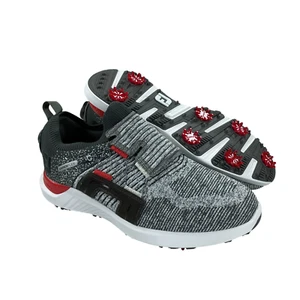 Zapatos de golf Footjoy BOA Hyperflex para hombre talla 9,5 W 51083 carbón/gris/rojo NUEVO - Imagen 1 de 8