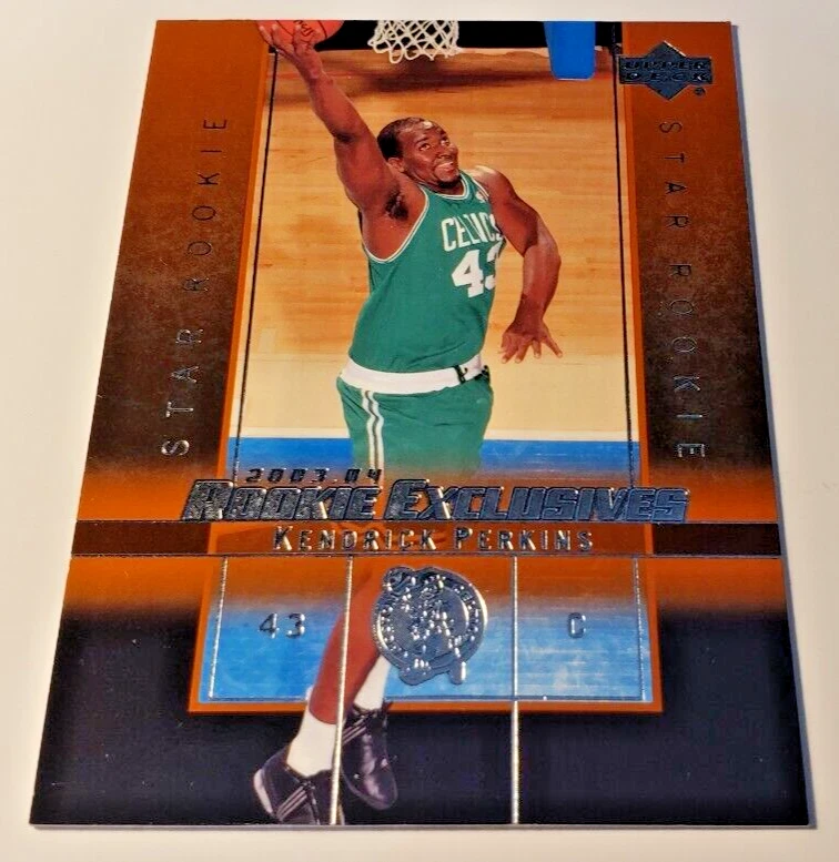 2003-04 Upper Deck Rookie Exclusives #22 Kendrick Perkins radiocontrol Foto 1 de 1