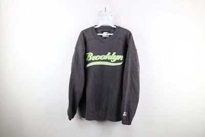 Sudadera Brooklyn De Colección Años 90 Starter Para Hombre Grande Envejecida Escritura Deletrear Foto 1 de 4