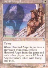 MTG magic cards 2x x2 Light Play, English Haunted Angel Apocalypse