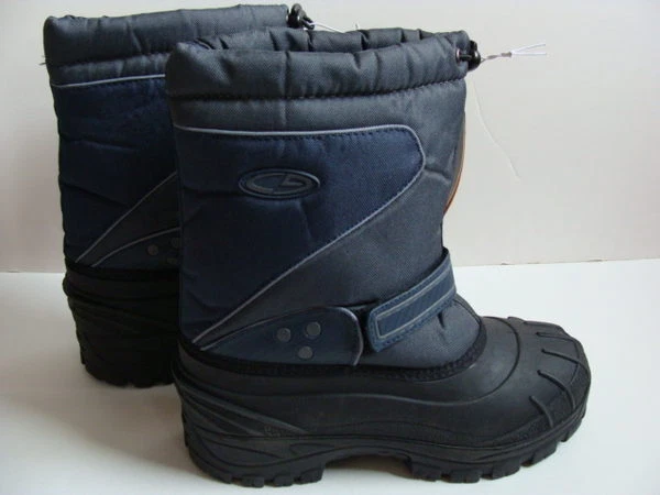 NUEVO CON ETIQUETAS Niños C9 Botas de Invierno Talla 5 Resistentes al Agua Azul Marino Nieve Negro Forradas Cálidas NUEVAS Foto 1 de 1