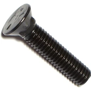 Hard-to-Find Fastener 014973294410 Grade 5 Plain Plow Bolts 7/16-14 x 2 Piece-8 - Picture 1 of 2