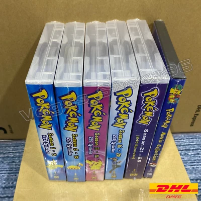 POKEMON DVD USA English Version Series (Season 1 - 25 + 21 Movies) All Region - Image 1 of 4