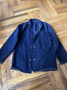 Vintage welder Jacket Fire Resistant Navy - Picture 1 of 3