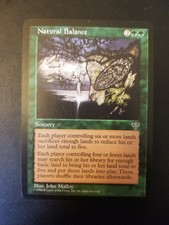 1x Natural Balance Non-FOIL x 1 MTG NM Near Mint Mirage Reserved List