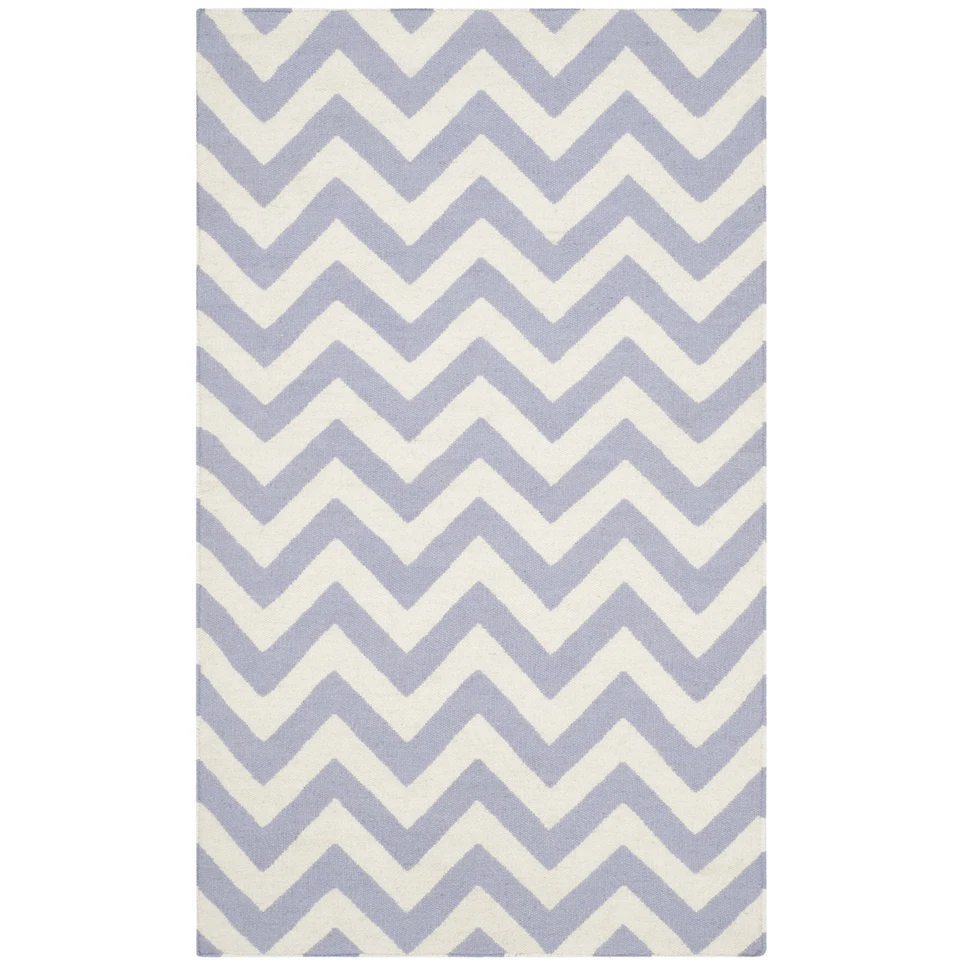 Safavieh Flat weave Wool Purple/ Ivory Area Rug 3' x 5' - Image 1 of 1