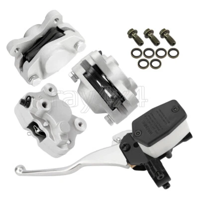 Brake Calipers W/Master Cylinder for Arctic Cat 250 300 375 400 500 Bearcat 454 - Image 1 of 4