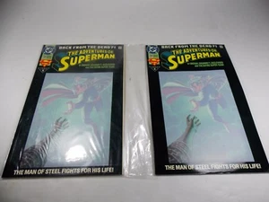 The Adventures Of Superman #500 1993 Back From the Dead Dead PLUS Bloodline Card - Bild 1 von 6