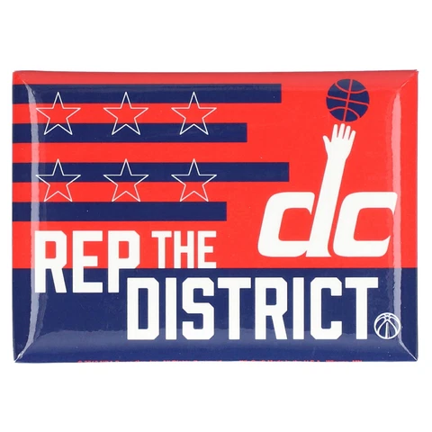 WinCraft Washington Wizards 2.5'' x 3.5 Button Magnet Cover