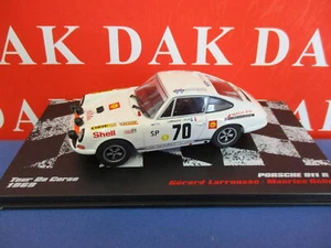 Die cast 1/43 Modellino Auto Porsche 911 R Rally Tour de Corse 1969 G. Larrousse - Foto 1 di 4