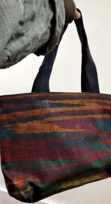 Missoni Vintage Purse Zig Zag Rainbow Bohemian MAKEUP PURSE Italian Chic ITALY - Image 1 of 4