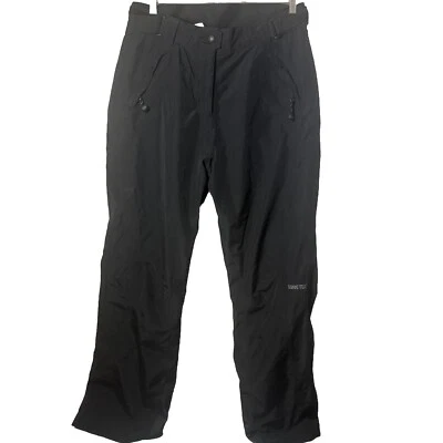 AFRC Women’s Gore-Tex Snow Pants Size 12 Black Mesh Lining Gaiters Outdoors - Image 1 of 4
