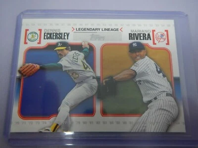 2010 Topps Legendary Lineage Dennis Eckersley / Mariano Rivera #LL26 - Image 1 of 4