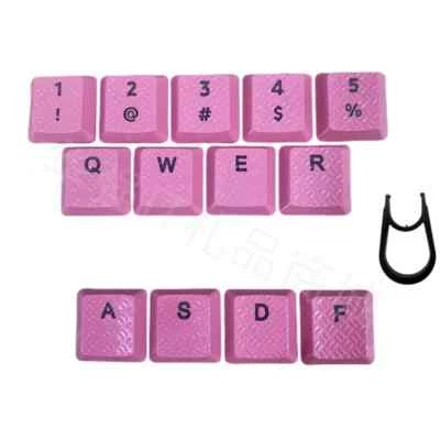 Pink textured keycaps G1-G5 WASD Arrow key for Logitech G813 G815 G913 G915 TKL - Image 1 of 4