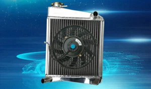 Aluminum Radiator+FAN FOR Austin Rover MINI Cooper Switch 1275 GT 1992-1997 96 - Picture 1 of 6