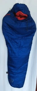 L.L. Bean 32°F Kid's Adventure Sleeping Bag Blue/Red - Picture 1 of 3