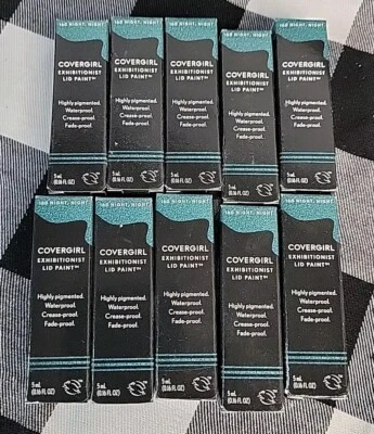 Covergirl Exhibitionist Lid Paint Eye Shadow Waterproof 10 Bxs #160 Night Night - Image 1 of 4
