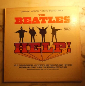 Vintage The Beatles Help! Motion Picture Soundtrack Capitol Vinyl Record Album - Picture 1 of 11