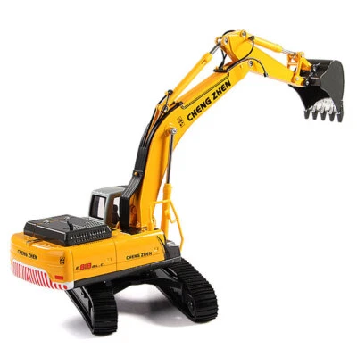 1/50 Excavator Toy Diecast Construction Equipment Metal Toy Excavator Yellow - Image 1 of 4
