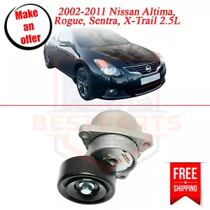 Accessory Belt Tensioner for 02-11 Nissan Altima / Rogue / Sentra / X-Trail 2.5L - Picture 1 of 9