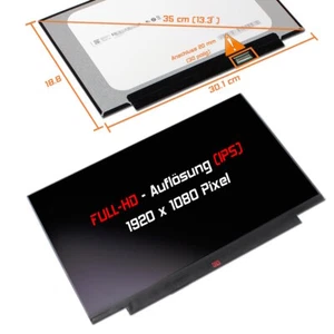 13,3" LED Display matt passend für Innolux N133HCE-EAA REV. C1 IPS Full-HD - Bild 1 von 1