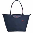 Longchamp Le Pliage Nylon Tote Bag Horse Embroidery Travel Handbag Large & Small