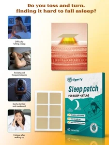 60Pcs Sleep Patch With Melatonin Sleep Aid Patch For Insomnia Easy To Wake Up - Picture 1 of 6