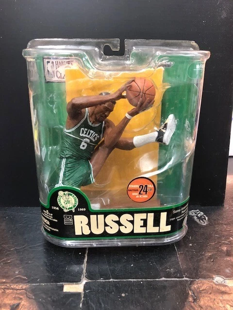 Estatuilla Bill Russell Boston Celtics McFarlane Clásicos de madera dura ¡NUEVA EN PAQUETE! Foto 1 de 1