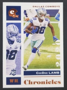 CeeDee Lamb 2020 Panini Chronicles Rookie Football Card #25 (NM) - Picture 1 of 2