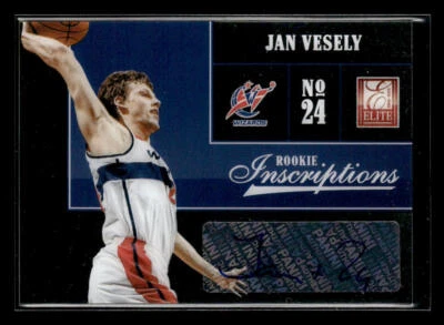 2012-13 Panini Elite #47 Jan Vesely Rookie Inscriptions - Image 1 of 2