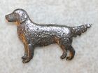 Golden Retriever Dog Harris Fine PEWTER PIN Jewelry Art USA Made