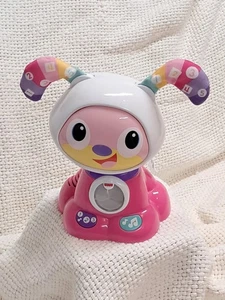 Fisher Price PINK Bow Wow Bright Beats Puppy Lights Music Works w/batteries - Picture 1 of 4