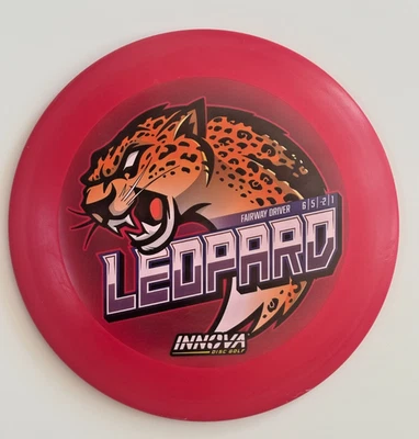 Innova Leopard DX Lightweight 150g Fairway Driver 6/5/-2/1 Red Golf Disc - Image 1 of 4