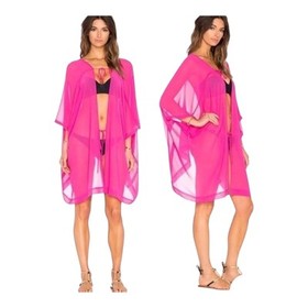 L'Agent by Agent Provocateur Rosana Swim Coverup One Size Pink Beach NWT $180