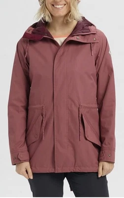 Jaqueta Burton Sadie Feminina Tamanho XXS Rosa Marrom Nova com Etiquetas Chuva Esqui Snowboard - Imagem 1 de 4