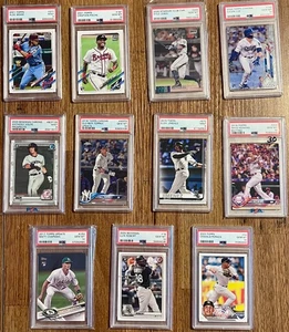 2017-2023 Topps & Bowman Rookie(RC) + Prospect Cards - PSA Certified - Lot of 22 - Picture 1 of 4