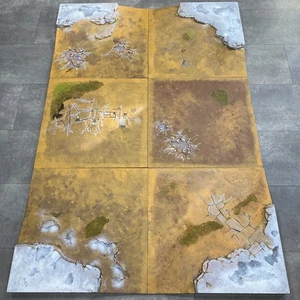 1 REALM OF BATTLE BOARD TILES SET WARHAMMER 40,000 AGE OF SIGMAR GAMING BOARD - Picture 1 of 16