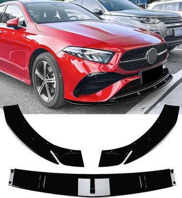 ✅ Alerón Splitter Frontal Para Mercedes Clase A W177 Mopf Con AMG Line Nuevo ✅ - Imagen 1 de 4