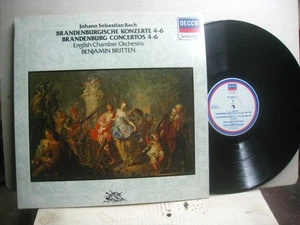Bach Brandenburg Concs no 4,5,6, Britten & English Chamber *Decca LP stereo - Picture 1 of 1